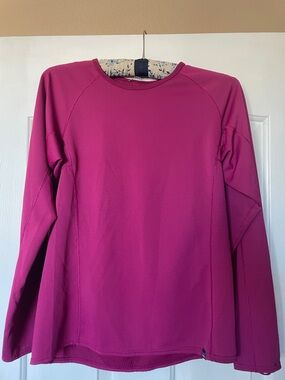 Patagonia Women's Long-Sleeve Crew Top - Fuchsia